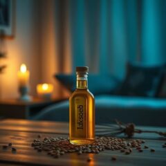 Olej lniany na noc – korzyści zdrowotne i jak go stosować